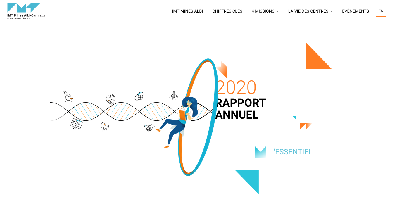 page rapport annuel
